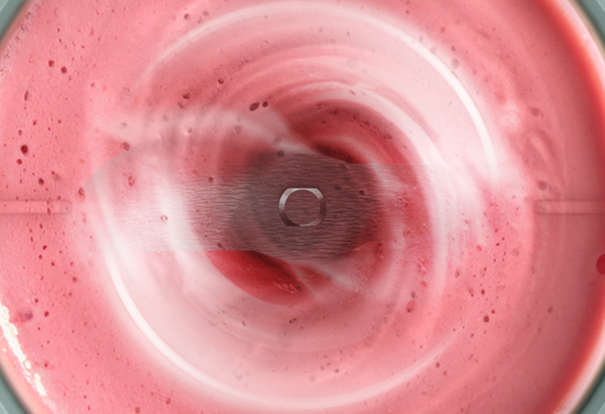 Απεικονίζεται το μπλέντερ από την επάνω όψη.